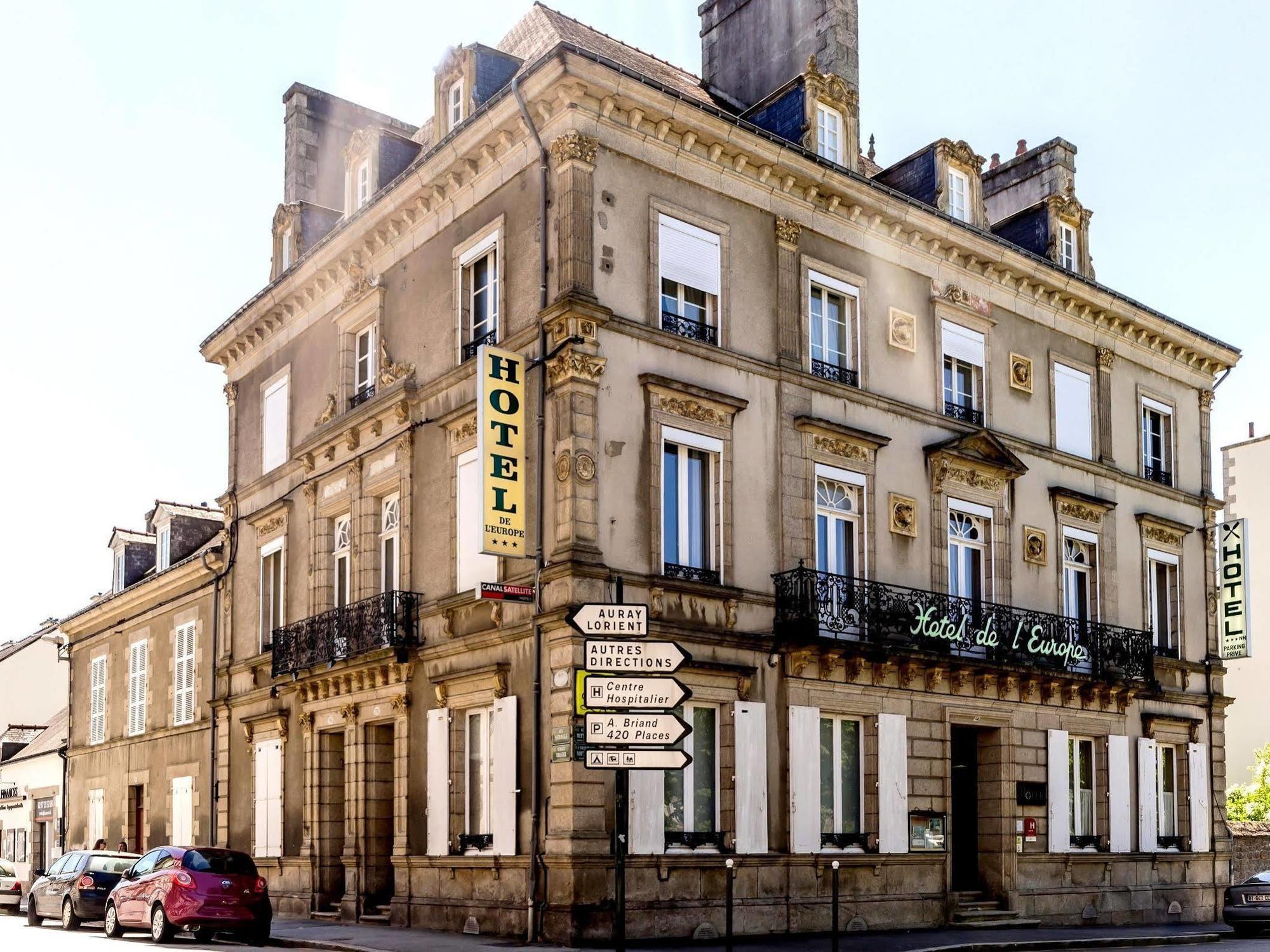 Logis Hotel L'Europe Pontivy Kültér fotó